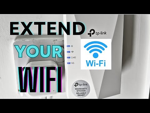 EXTEND YOUR WIFI - EASY!! (TP Link AX1800 Dual Band Wi Fi 6 Range Extender)