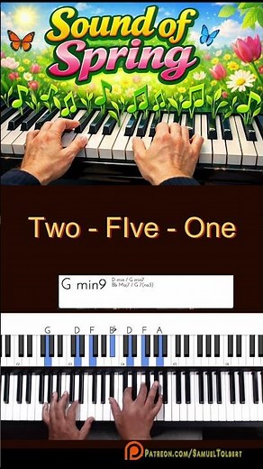 🌿Sound of Spring #11 ( 2-5-1 Progression in Every Key) 🎹