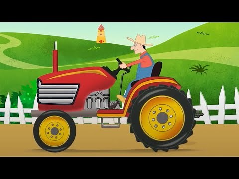 Traktor Videos zu Lernfahrzeugen und mehr Cartoons für Kinder