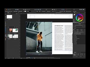 Exporting Documents and Print Setup using Affinity Publisher
