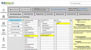 Note Creation for Therapists in ICANotes Plus