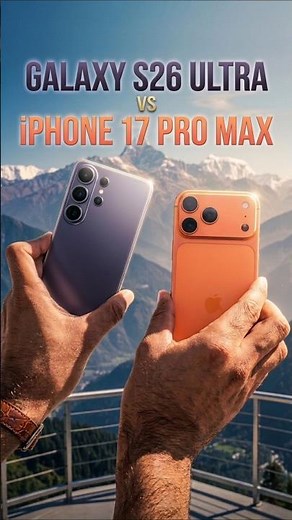 Samsung Galaxy S26 Ultra VS iPhone 17 Pro Max Video Test #galaxys26ultra #s26ultra #galaxys26 #s26