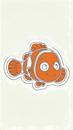 Easy Nemo Fish Drawing Tutorial for Beginners with Chillify