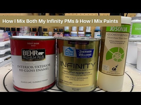 #77 Learn How to Mix Up My Behr 8300 SW HGTV Infinity Pouring Medium