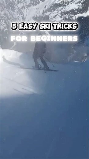 5 easy ski tricks for beginner.