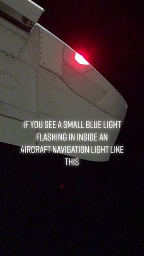 Aircraft Navigation Light Near End Of Life Indicator