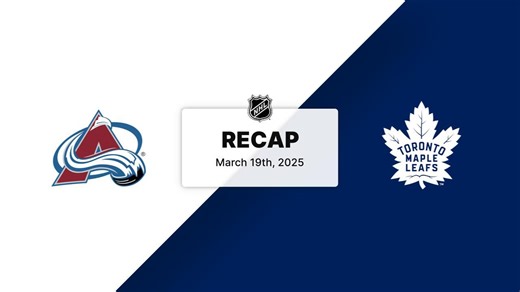 COL at TOR | Recap