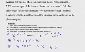 Linear Transformations of Data: Exercise 4 - 5