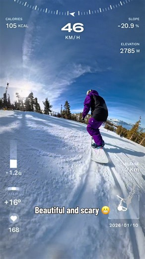 Enjoying a Snowy Day in Heavenly, Lake Tahoe