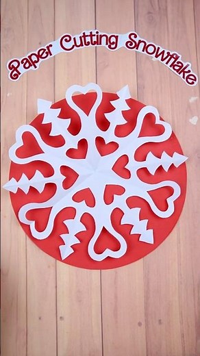 🌟 Stunning Paper Cutting Snowflake Design in 30 Seconds ❄️