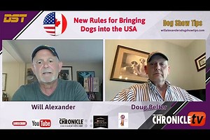 PREVIEW CLIP: Dog Show Tips – Will Alexander & Doug Belter Discuss The NEW USA – CAN Canine Border Crossing Rules Watch the FULL video on Canine Chronicle TV: http://www.caninechronicle.tv/dog-show-tips-will-alexander-doug-belter-discuss-the-new-usa-can-canine-border-crossing-rules/ Will Alexander Drops Some Knowledge About What’s Happening in the Sport of Dogs. It’s Deep… It’s Humorous… It’s Provocative… It’s Will Unfiltered! Will Alexander has an in-depth conversation with Doug Belter. | The C