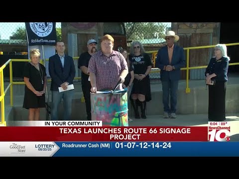 ‘So much history left’: Organizations launch Panhandle Route 66 signage project