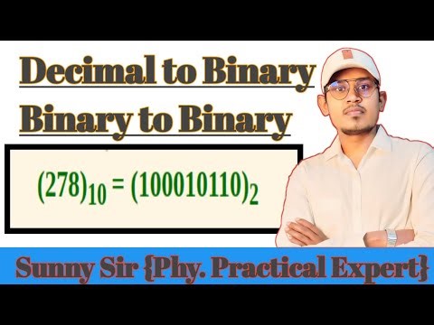 Decimal to Binary🔴Binary to Binary🔴 12 Bihar Board Physics Previous year questions #viral #Sunnysir