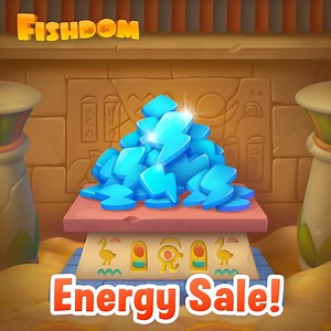 No mystery is unsolvable with our energy bundles! ⚡ Check them out NOW! 😎 | Fishdom