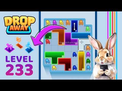 Drop Away Level 233 Solution Walkthrough