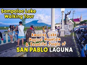 Stunning Sampaloc Lake Board Walk SAN PABLO LAGUNA | Sampaloc Lake Walking Tour |