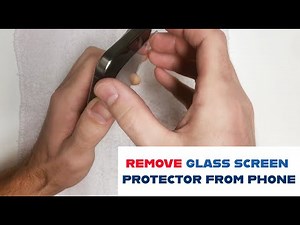 How To Remove Glass Screen Protector From iPhone Smartphone