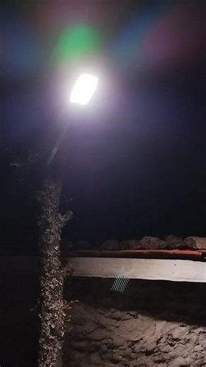 Geceyi gündüze çeviren güneş enerjili 400 watt LED mercekli #keşfet #shorts
