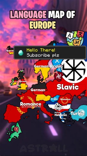 THE language map on europe!!!!!!#europe#language#slaviclanguages #rome#mapping#albania