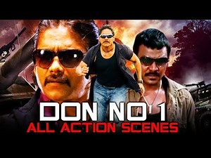 Don No. 1 Best Action Scene | Nagarjuna South Indian Hindi Dubbed Action Scene