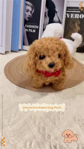 2025 Intelligent Robot Dog Plush Doll for Interactive Play