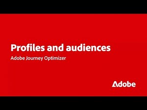 Turn Customer Data into Audience Profiles in Journey Optimizer | Adobe for Business