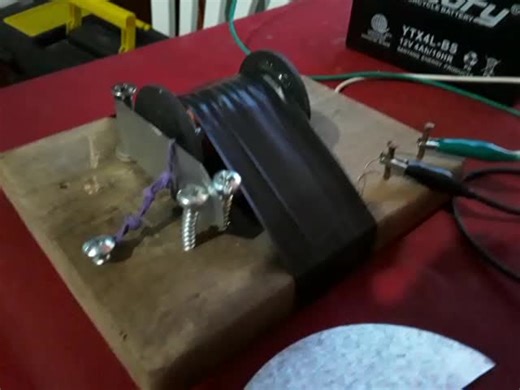 Home made telegraph sounder