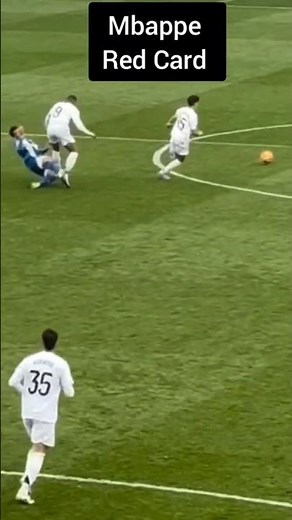 Mbappe get red card in Alaves vs Real madrid match