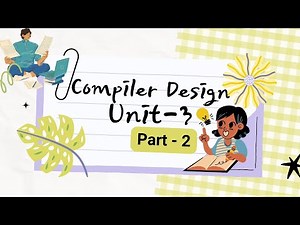 Compiler Design Unit-3 (Part-2) CLR(1) & LALR, Operator-Precedence Parser using LEADING & TRAILING