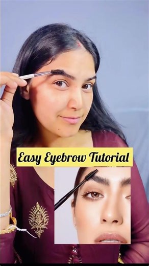 Easy Eyebrow Filling Tutorial for Beginners | Natural Brows in 1 Minute #Shorts