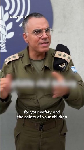 Israeli military spokesperson issues evacuation order to Lebanese civilians