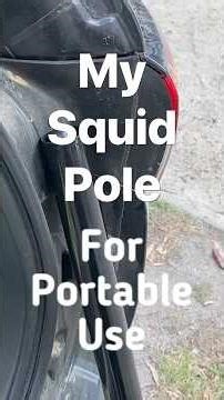 My Squid Pole for #hamradio portable use with my #antenna while #camping