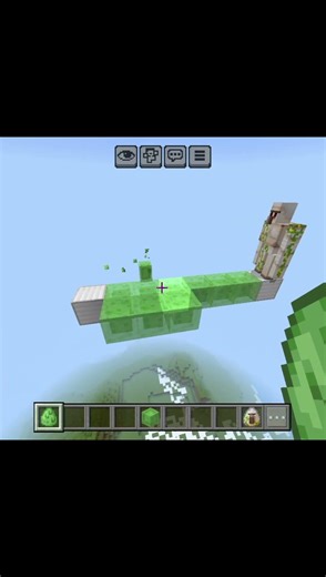 Minecraft bounce box vs iron golem 😯. #minecraft #gaming