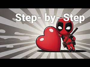🎨 Easy Deadpool Chibi Drawing Tutorial for Kids! Learn to Draw Marvel's Merc Step-by-Step! ✏️