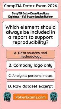 CompTIA Data+ Exam Questions Explained Full Study Session Review