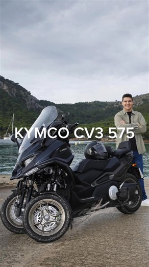 🆕 Tres ruedas, cero dudas: la KYMCO CV3 575 llega con alma deportiva y carácter propio 💪 ¿Listo para pasarte a las tres ruedas? 😏 #kymco #scooter #kymcocv3575 | Diariomotor