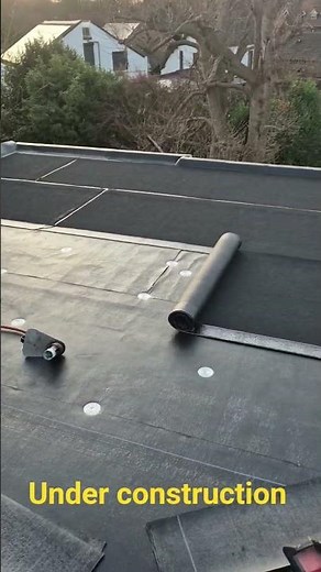 hoe maak je een bitumen plat? dak #dakdekker #fyb #home #diy #roof #
