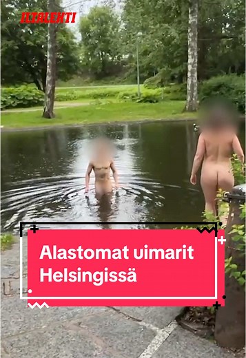 Alaston toiminta Alppipuistossa Helsingissä