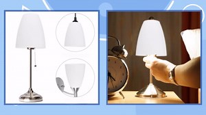 DOITOOL 2PCS Plastic Lamp Shade Replacement for Floor Lamp, Replacement White Lamp Shade Cover for Chandelier, Pendant Light, Wall Sconces Series (30mm Opening)