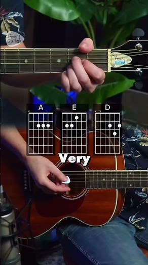 How to play Chasing Cars by Snow Patrol with 3 EASY chords; A, D and E