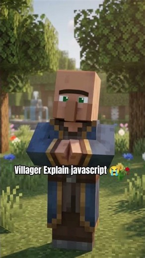 😂 JavaScript Class by a Minecraft Villager!