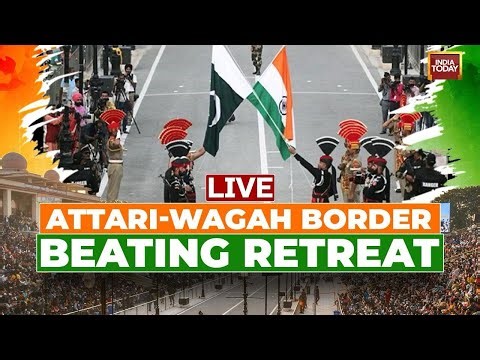 Republic Day LIVE | Beating Retreat Ceremony: Attari-Wagah Border Beating Retreat Ceremony | LIVE