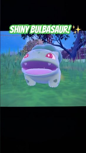 Shiny Bulbasaur Evolution! #pokemon #shinypokemon #gaming
