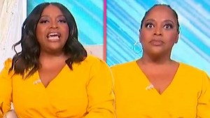 Sherri Shepherd's wig falls off as she films her talk show, 'Sherri.’ | Entertainment Tonight