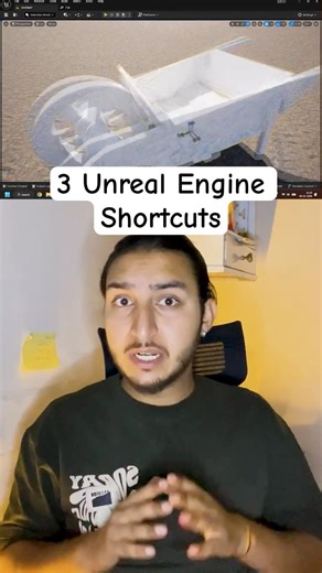 3 Unreal Engine Shortcuts Every Beginner Should Know 🎮 #devlog #unrealengine