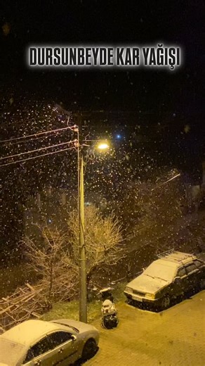 DURSUNBEYDE KAR YAĞIŞI 🌨️ #kar #karyağışı #dursunbey #balıkesir #dursunbey10line | Dursunbey IOline