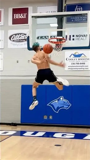 Jordan Kilganon: Insane behind-the-back dunk