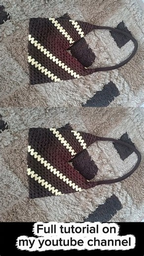 Want a trendy bag? Crochet This Simple Granny Stitch Crochet Bag.