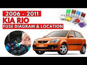 KIA Rio (2006 to 2011) Fuse Box Diagrams & Location User Guide