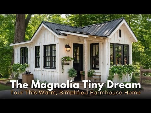 Magnolia Meets Minimal in This Farmhouse Tiny Home